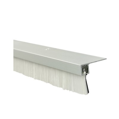 Bottom Door Seal Strip Dustproof Windproof Sealing  Aluminium Brush Sweep Weather Stripping